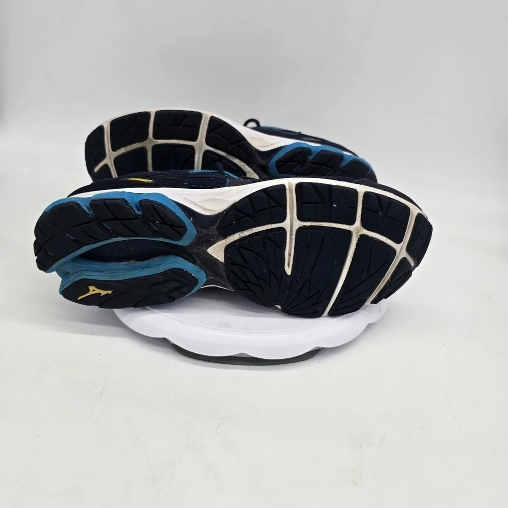 Mizuno Shoe Men's 11 Wave Rider 22 Running Sneakers Blue